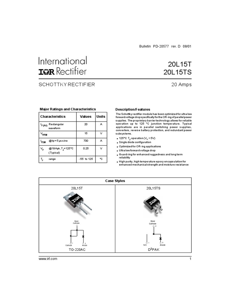 20l15t datasheet